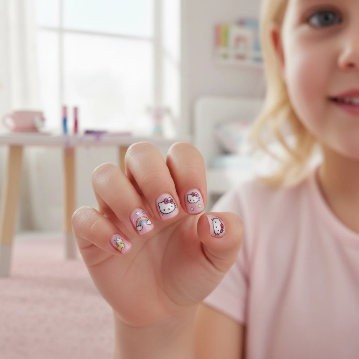 Hello Kitty Nagelsticker für Kinder