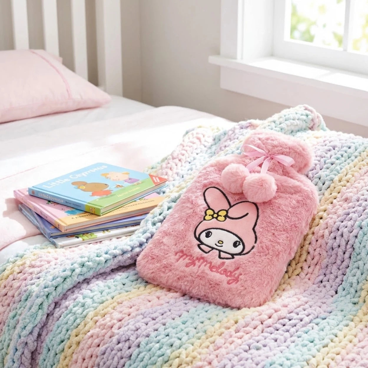 My Melody Wärmeflasche mit Kuschelbezug