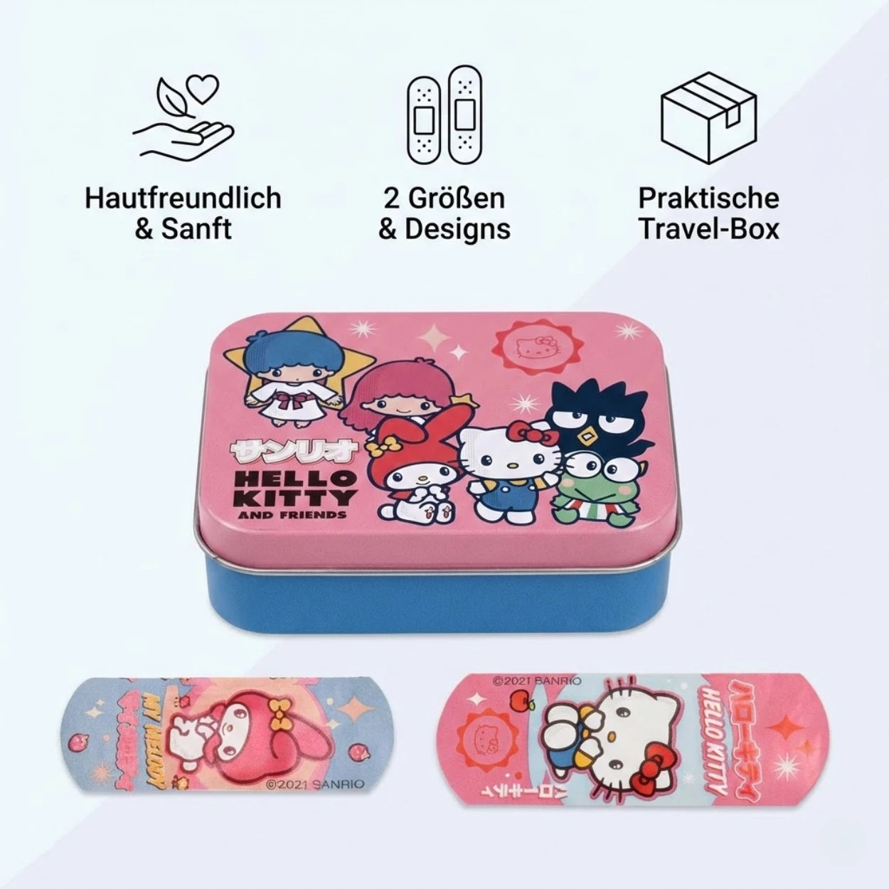 Hello Kitty Pflasterbox mit Kinderpflastern