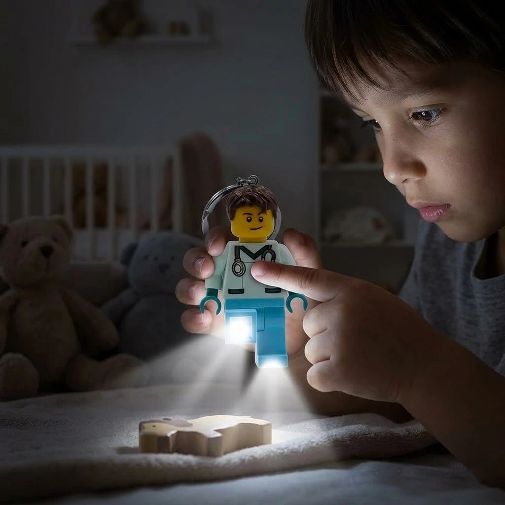 LEGO Minifigur Schlüsselanhänger Licht Krankenschwester
