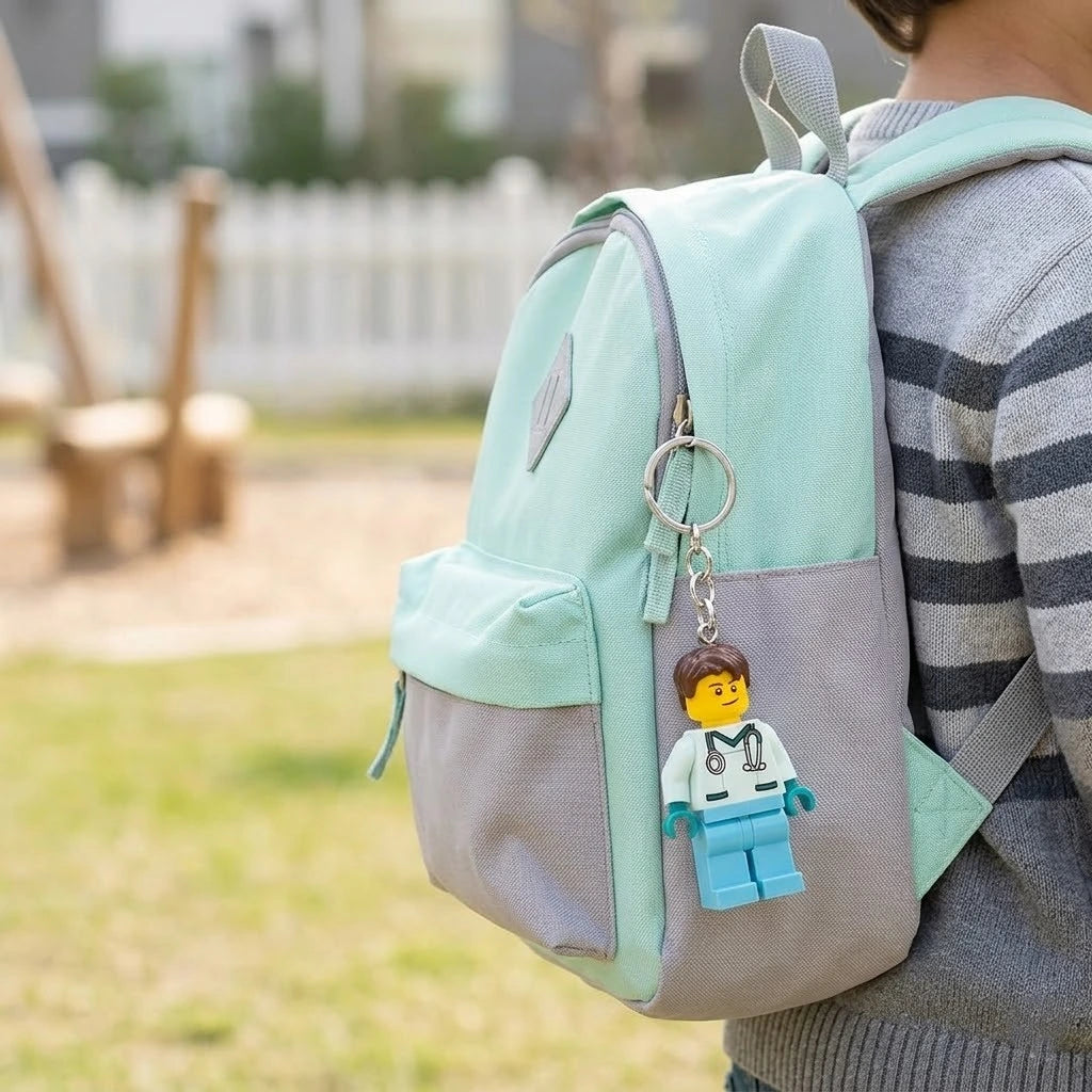 LEGO Minifigur Schlüsselanhänger Licht Krankenschwester