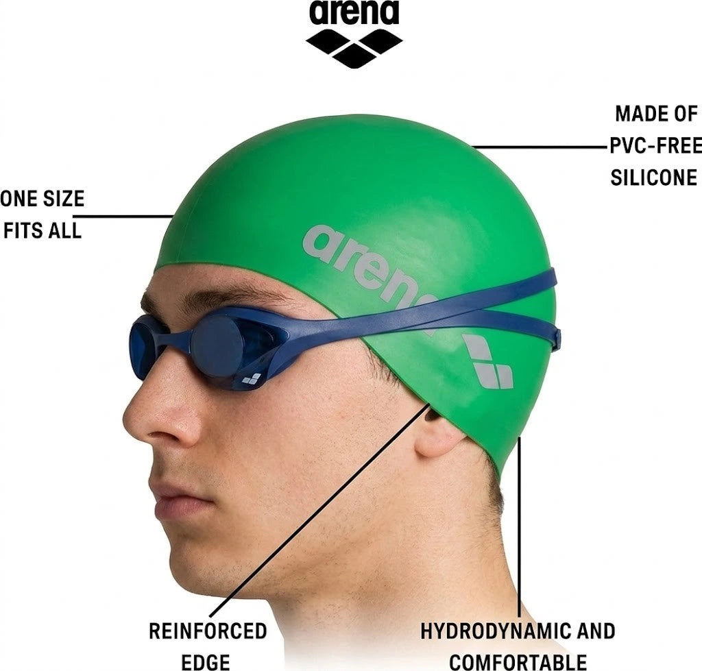 Arena Silikon-Schwimmkappe HD für Erwachsene