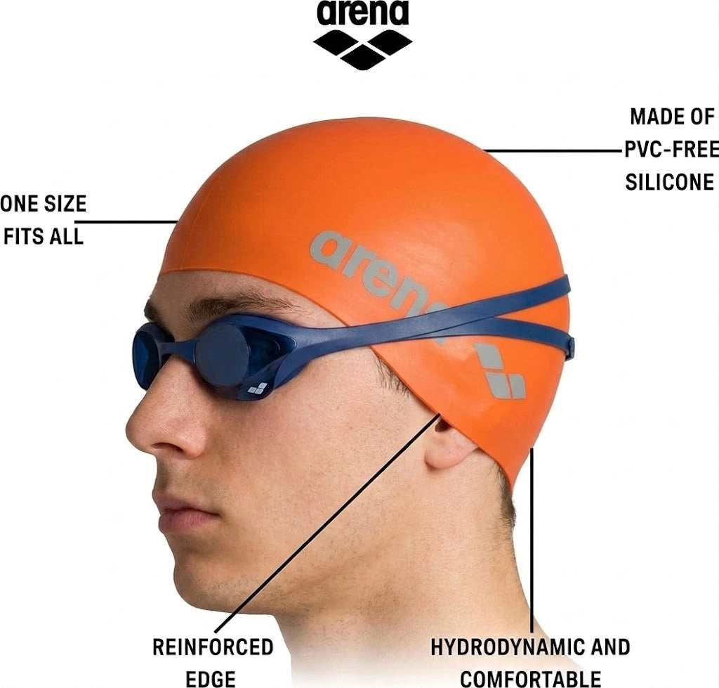 Arena Silikon-Schwimmkappe HD für Erwachsene